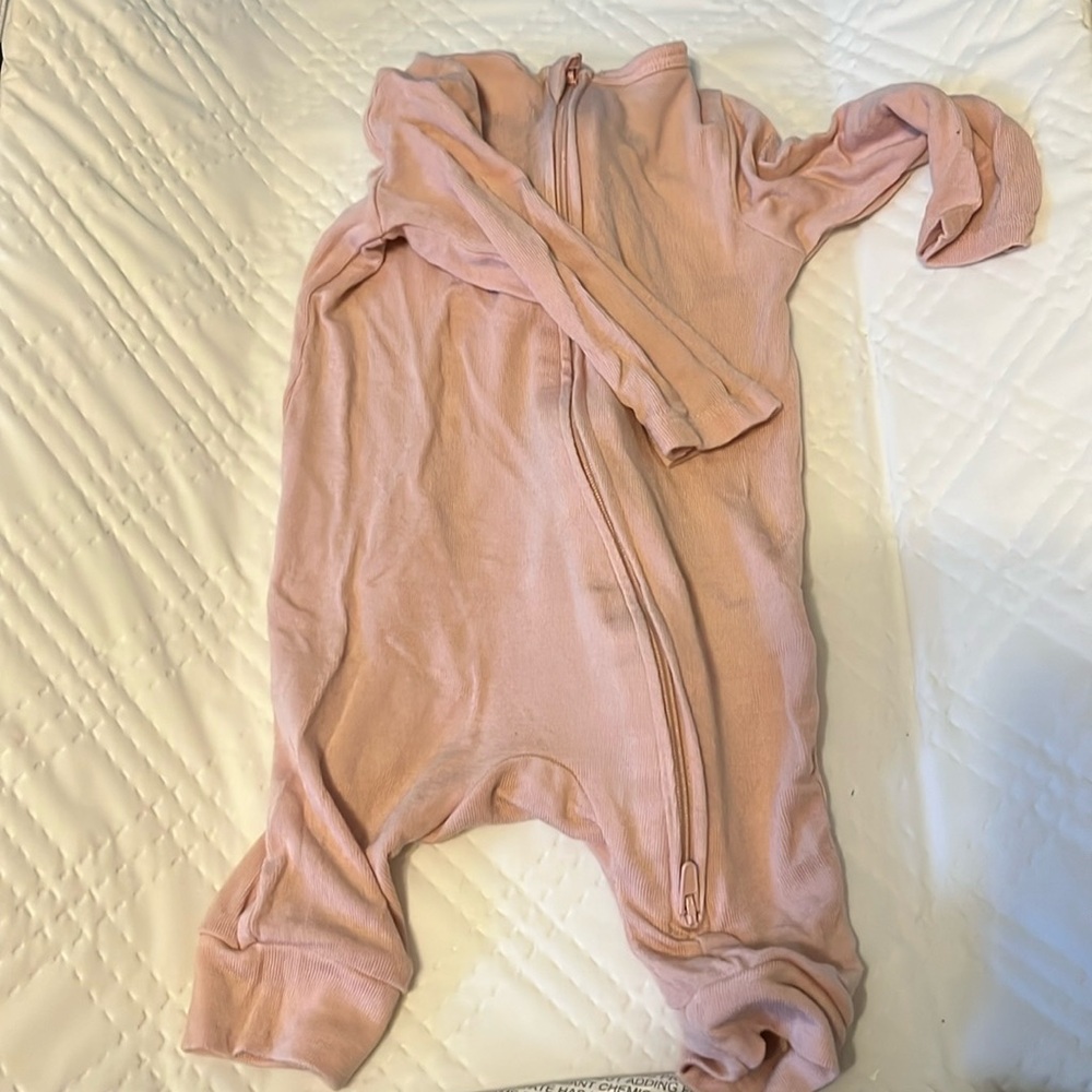 Baby double zip onesie